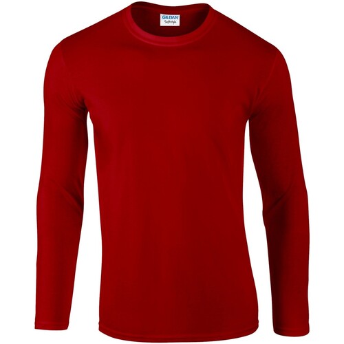 Vêtements T-shirts manches longues Gildan GD11 Rouge