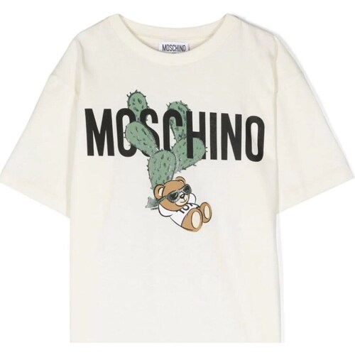 Vêtements Garçon Top 5 des ventes Moschino HTM03RLAA02 Blanc