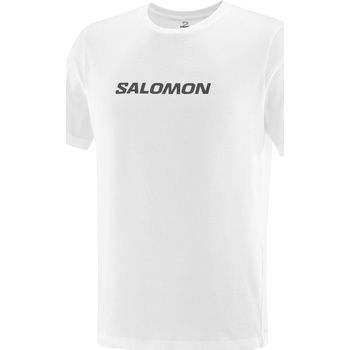 Vêtements Homme Chemises manches courtes Salomon White SAL LOGO PERF SS TEE M Blanc