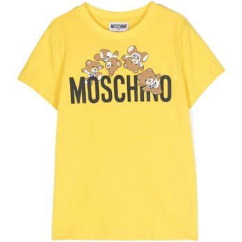 Vêtements Garçon T-shirts manches longues Moschino HMM04KLAA03 Jaune