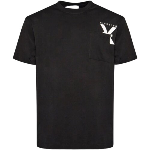 Vêtements Homme X Playboy T-shirt Blanche John Richmond UMP24048TS Noir