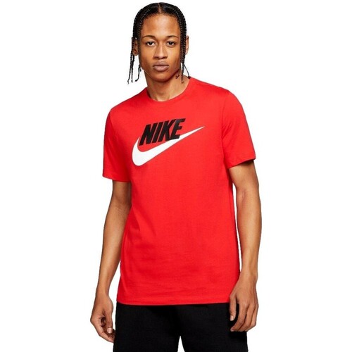 Vêtements Homme T-shirts manches courtes Nike CAMISETA HOMBRE  SPORTSWEAR AR5004 Rouge