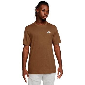 Vêtements Homme T-shirts manches courtes Nike CAMISETA HOMBRE  SPORTSWEAR AR4997 Marron