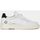 Chaussures Homme Baskets mode Date M997-CR-CA-WB - COURT CALF-WHITE BLACK Blanc
