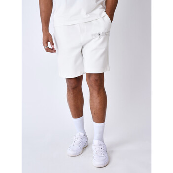 Vêtements Homme striped Shorts / Bermudas Project X Paris Short 2440084 Blanc