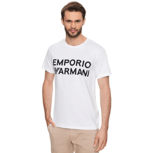 Vêtements white asymmetric shirt Emporio Armani TS H 211831 3R479 BLANC - XS Blanc