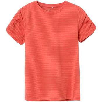 Vêtements Fille T-shirts manches courtes Name it 164368VTPE24 Orange