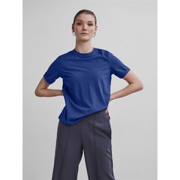 Vêtements Femme T-shirts & Polos Pieces 17086970 RIA-MAZARINE Bleu