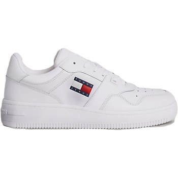 Chaussures Homme Baskets mode Tommy Jeans Retro Basket Essential Blanc