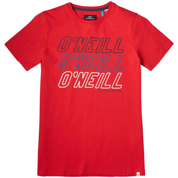 Vêtements Garçon T-shirts manches courtes O'neill 1A2497-3120 Rouge