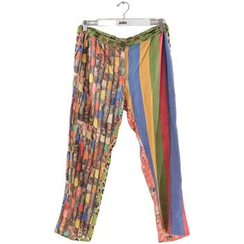 Vêtements Femme Pantalons La Prestic Ouiston Pantalon large en soie Multicolore