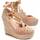 Chaussures Femme Espadrilles Leindia 87245 Rose