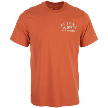 VêMean Homme T-shirts manches courtes Nike M J Flt Artist Series Ss Crew Orange