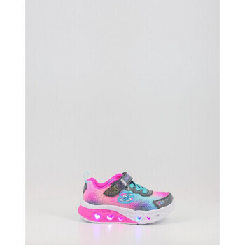 Chaussures Fille Baskets mode Skechers FLUTTER HEART LIGHTS - SIMPLY LOVE 302315 Multicolore