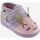 Chaussures Enfant Chaussons Victoria CHAUSSON ANIMAUX OJALÁ CASA & SCRATCH Rose