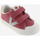 Chaussures Enfant Soutenons la formation des BASKET BASSE TRIBU TOILE & CONTRASTE & SCRATCH Rose