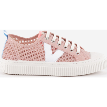 Chaussures Femme Baskets basses Victoria BASKET BASSE 1915 RE-EDITION MAILLE Rose