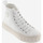 Chaussures Femme Baskets montantes Victoria BOTTINE ABRIL TOILE & PATCH CAOUTCHOUC Blanc