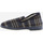 Chaussures Homme Chaussons Wamba CHAUSSON CONFORTABLE CARREAUX & PEAU D'AGNEAU Bleu
