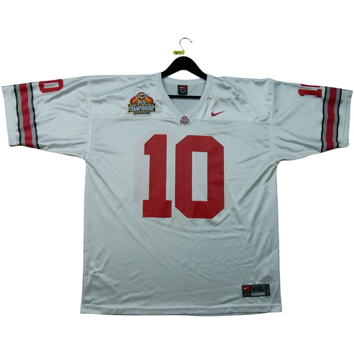 Vêtements Homme T-shirts manches courtes Nike Maillot  Ohio State Buckeyes 2007 BCS Blanc