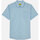Vêtements Homme Chemises manches longues Oxbow Chemise manches courtes microprint CHAVES Bleu