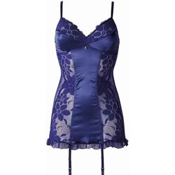 Vêtements Femme Pyjamas / Chemises de nuit Brigitte Bardot Babydoll bleu marine Backstage Bleu