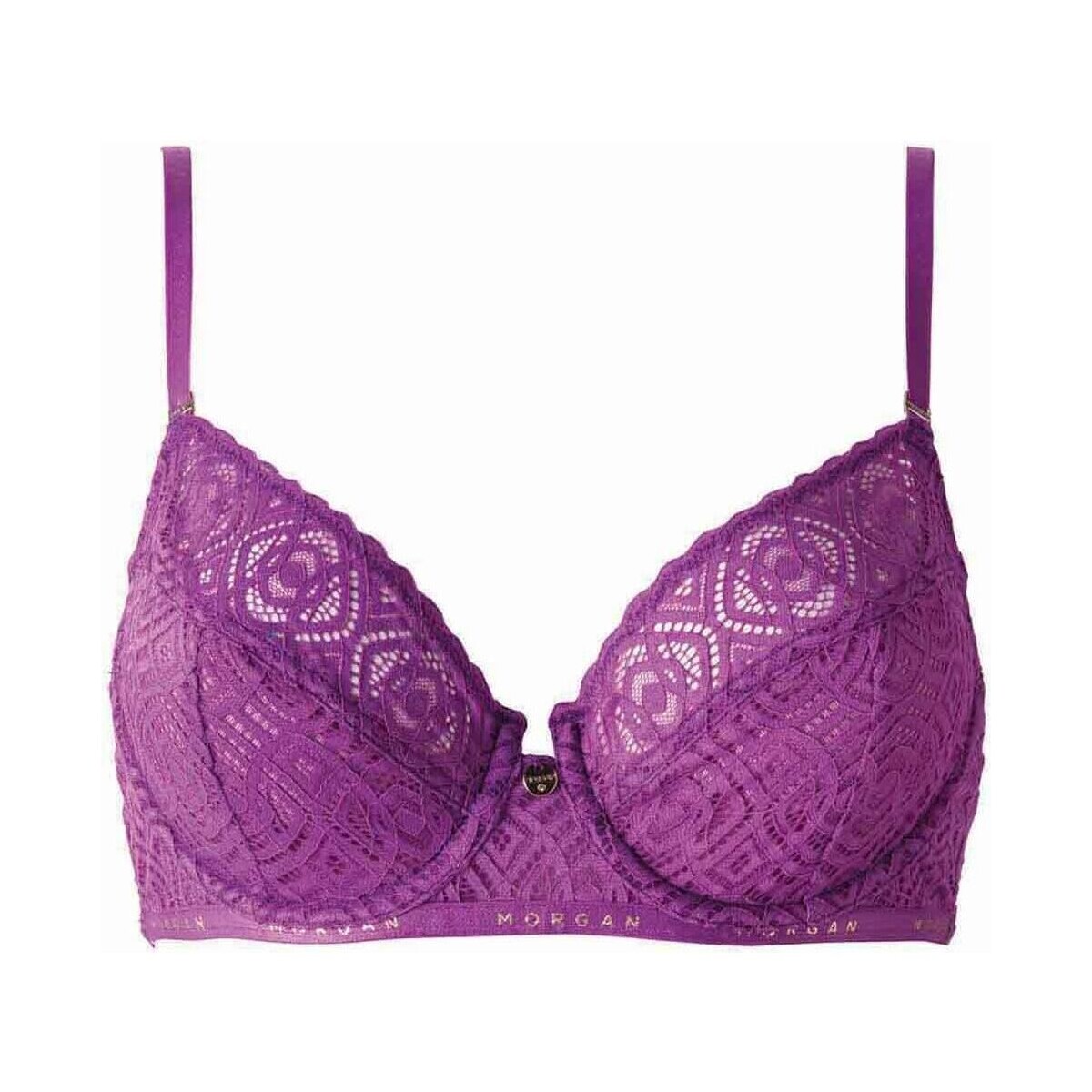 Sous-vêtements Femme Corbeilles & balconnets Morgan Soutien-gorge corbeille violet Gwen Violet