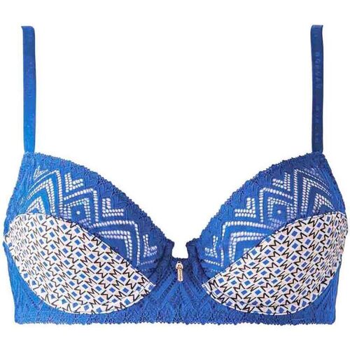 Sous-vêtements Femme Corbeilles & balconnets Morgan Soutien-gorge corbeille bleu Kim Bleu