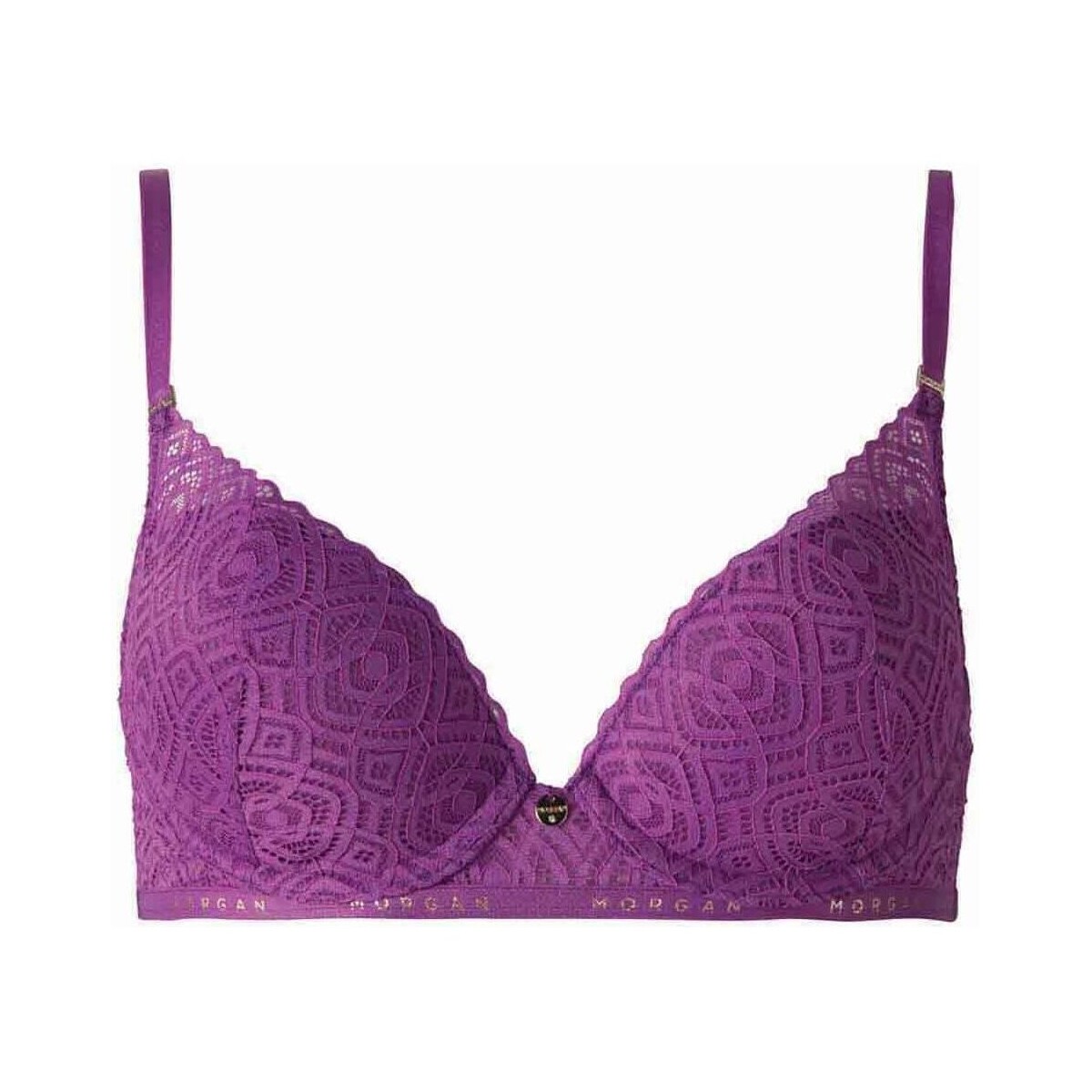 Sous-vêtements Femme Rembourrés Morgan Soutien-gorge ampliforme coque moulée violet Gwen Violet