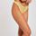 Sous-vêtements Femme Tangas Morgan Tanga brésilien jaune Nina Jaune