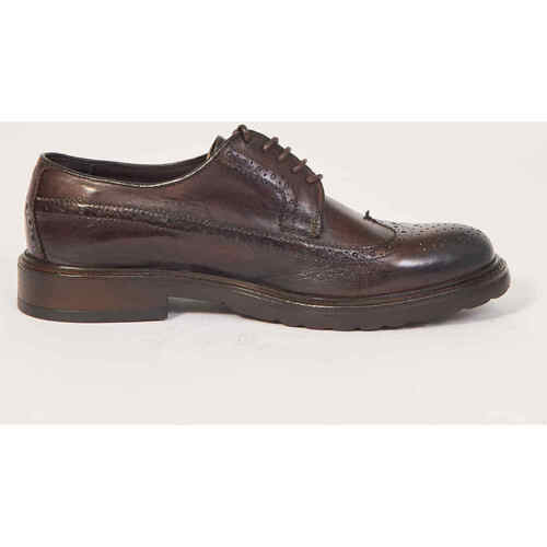 Chaussures Homme Derbies & Richelieu Exton Chaussures homme  Derby en cuir couleur marron Marron
