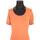 Vêtements Femme Débardeurs / T-shirts sans manche Cerruti 1881 Top en coton Orange
