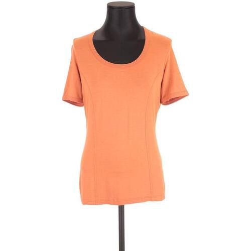 Vêtements Femme Ermanno Scervino Junior TEEN E-embroidered T-shirt Cerruti 1881 Top en coton Orange