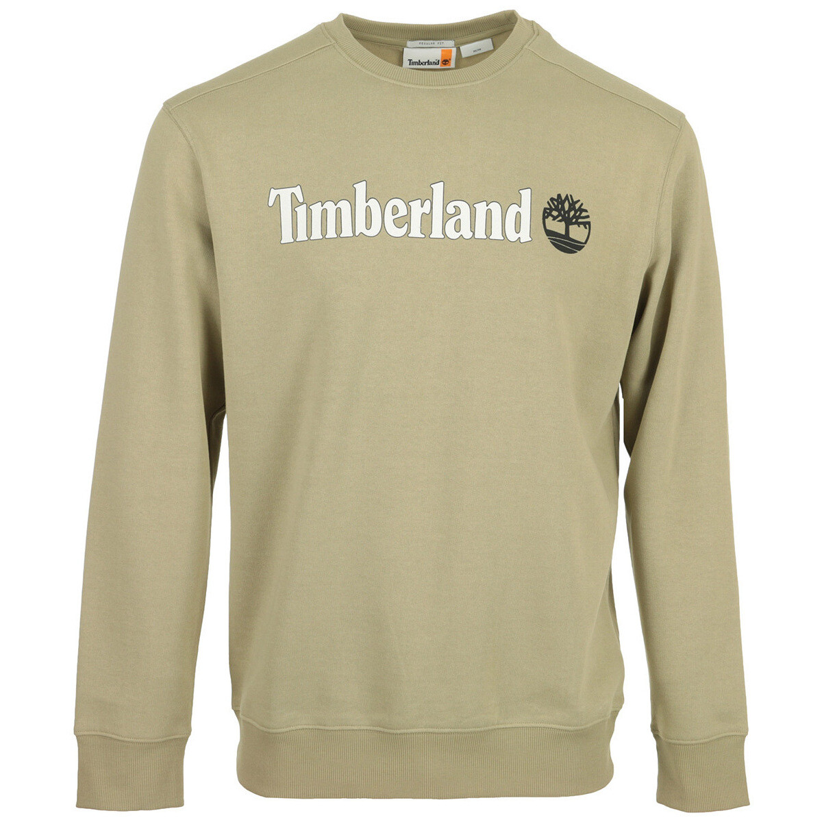 Vêtements Homme Pulls 15954JYU Timberland Linear Logo Crew Neck Beige