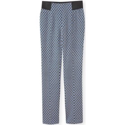 Vêtements Femme Pantalons Daxon by  - Pantalon en maille jacquard Bleu