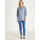 Vêtements Femme T-shirts & Polos Daxon by  - Tunique manches 3/4 pagode Bleu