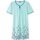 Vêtements Femme Pyjamas / Chemises de nuit Daxon by  - Chemise de nuit manches courtes coton Vert
