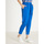 Vêtements Femme Pantalons Daxon by  - Pantalon raccourci élastiqué dos Bleu