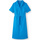 Vêtements Femme Robes Daxon by  - Robe col tailleur manches courtes Bleu