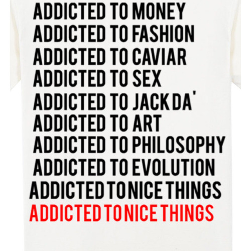 Vêtements T-shirts manches courtes Atnt Paris Tee shirt Unisexe Blanc Addicted Blanc
