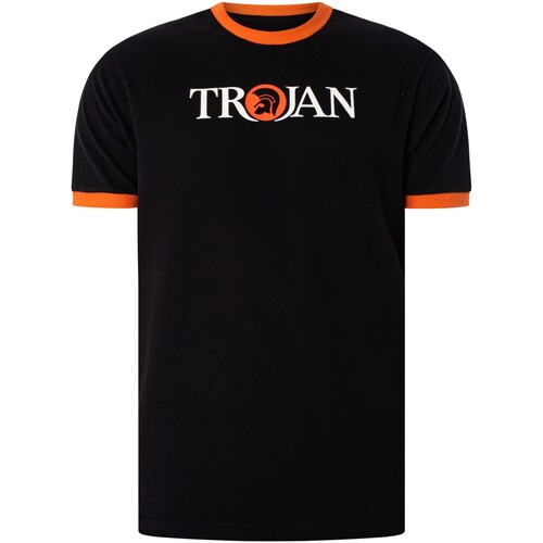 Vêtements Homme T-shirts manches courtes Trojan T-shirt Lamborghini graphique Noir
