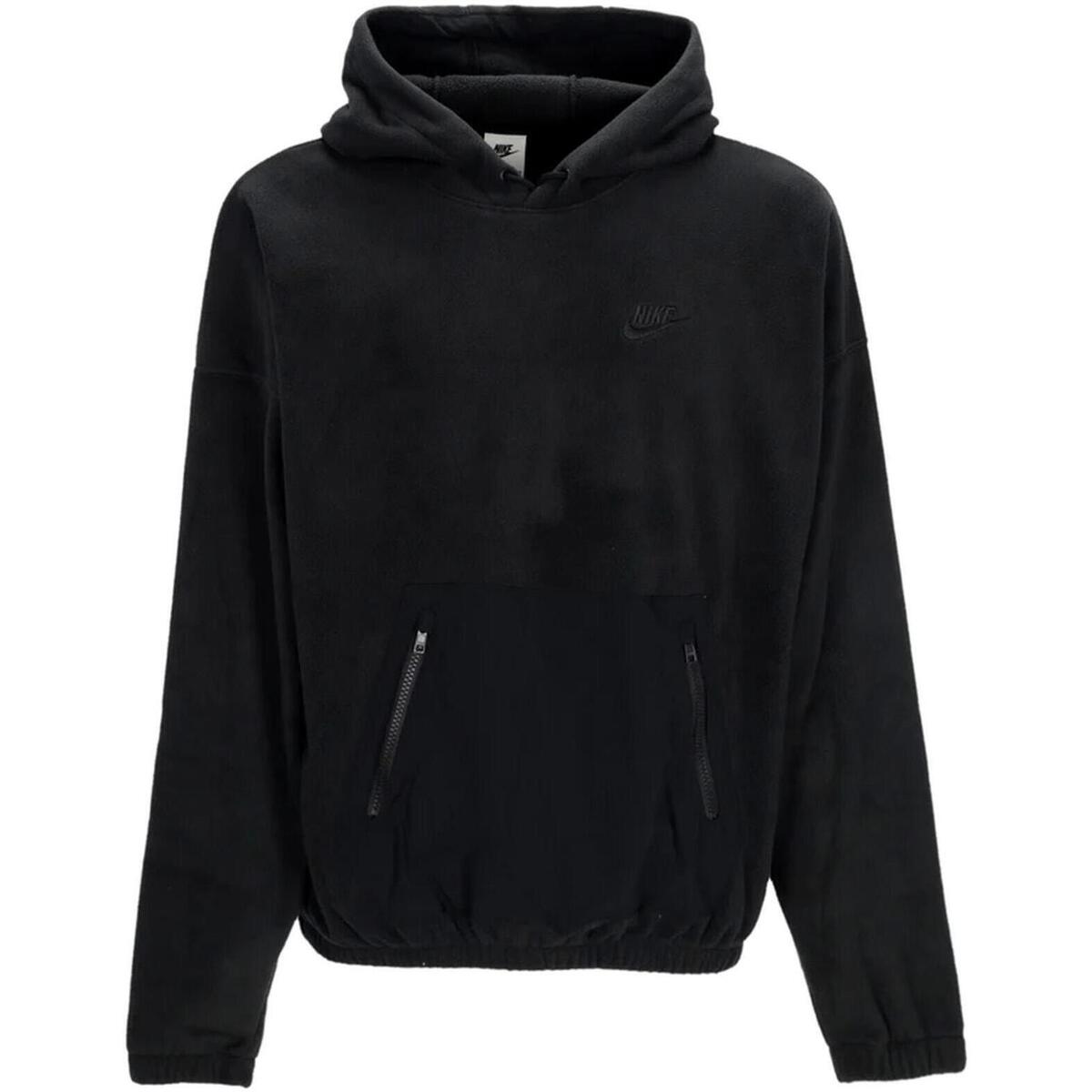 Vêtements Homme Sweats Nike M nk club+ polar flc po hoodie Noir