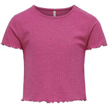 Vêtements Fille T-shirts manches courtes Only 162098VTPE24 Rose