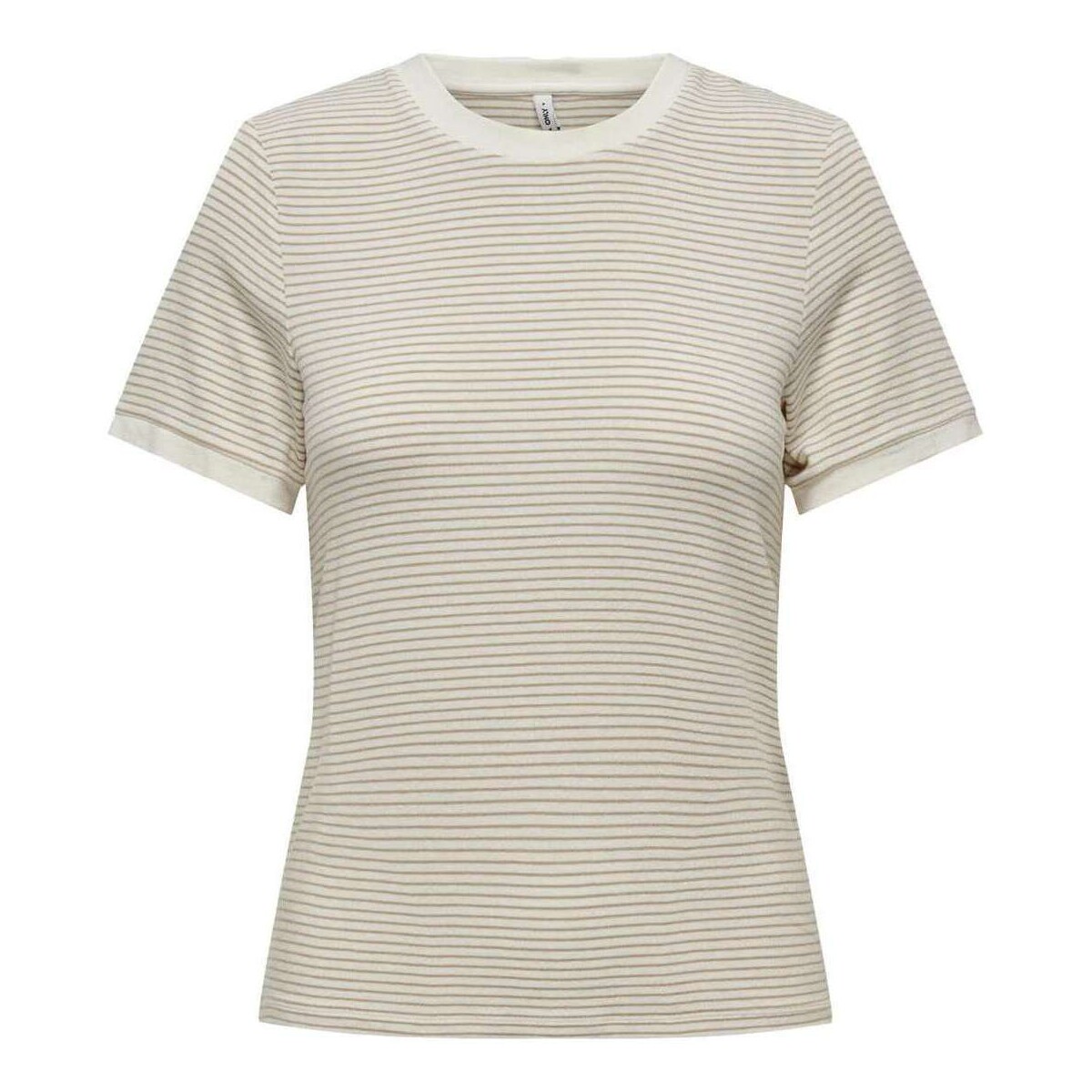 Vêtements Femme T-shirts manches courtes Only 162219VTPE24 Beige