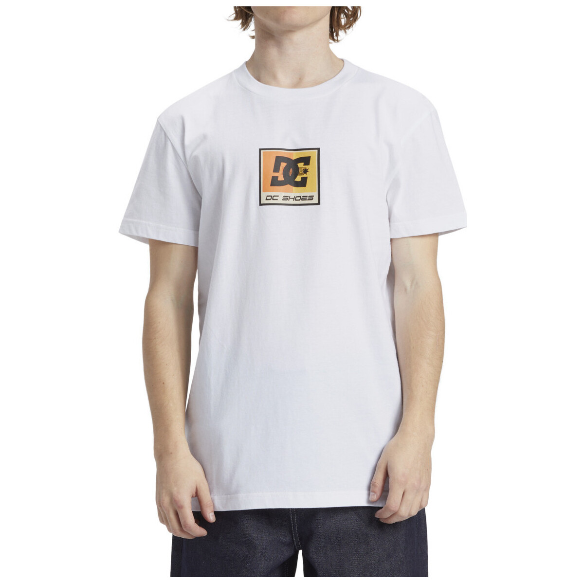 Vêtements Homme T-shirts manches courtes DC Shoes Maddox Racer Blanc