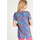 Vêtements Femme T-shirts & Polos Daxon by  - Tunique à plis manches courtes Multicolore
