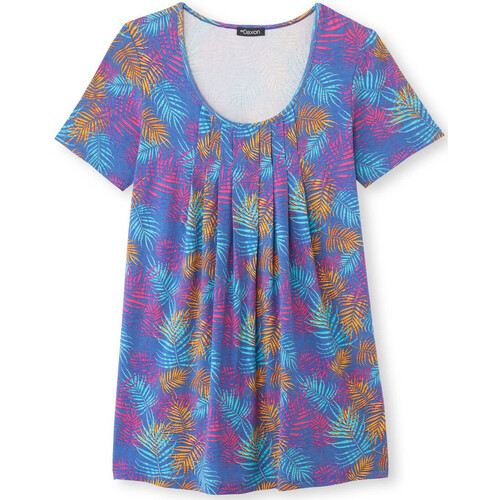 Vêtements Femme Sun & Shadow Daxon by  - Tunique à plis manches courtes Multicolore