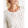 Vêtements Femme Pulls Daxon by  - Pull maille fantaisie 60% coton Blanc
