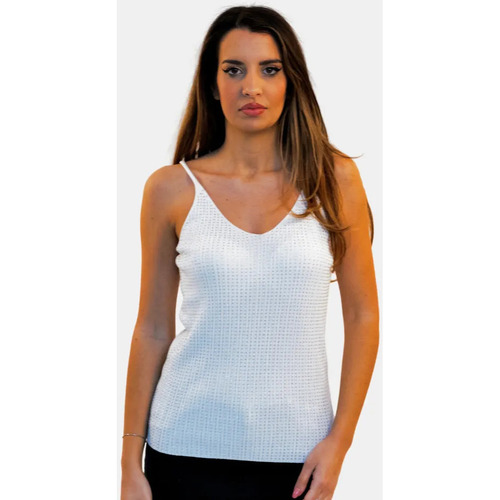 Vêtements Femme Sweats & Polaires Fracomina FR24ST4007K410R9 Blanc