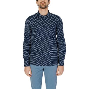 Vêtements Homme Chemises manches longues Antony Morato MMSL00614-FA430604 Bleu